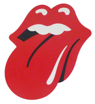 Original Rolling Stones Lips and Tongue logo 1971 by john Pasche