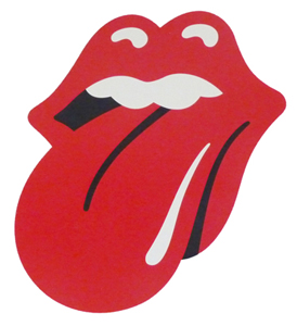 Rolling Stones tongue and lip logo 1971 by John Pasche