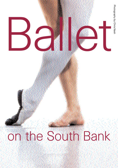 A7 leaflet for Ballet on the South Bank 2003 by John Pasche Photography by Chris Nash
