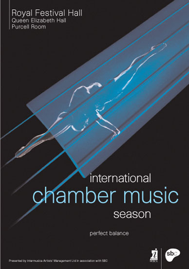 International Chamber Music Season leaflet Royal Festival Hall 1998 / 1999 by John Pasche Photography by Tim Simmons