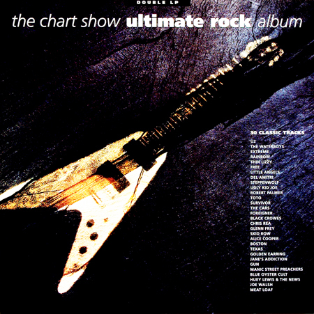 Ultimate Rock compilation LP 1993 photography by Phil Jude
